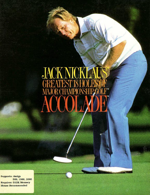 Jack Nicklaus' Greatest 18 Holes Of Major Championship Golf box art