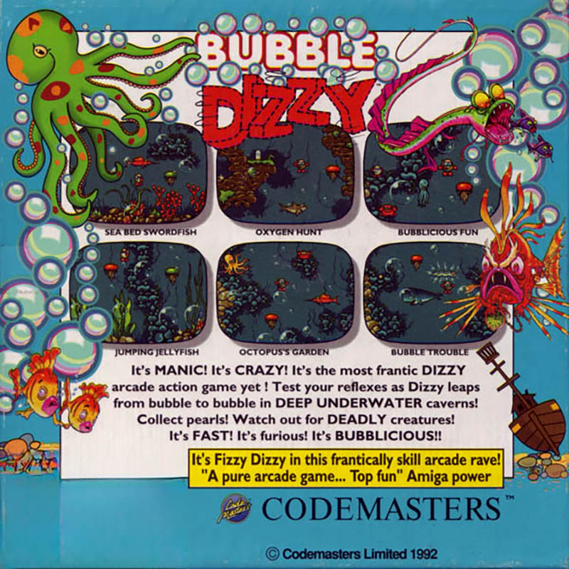 Bubble Dizzy — box-2D-back (EU)