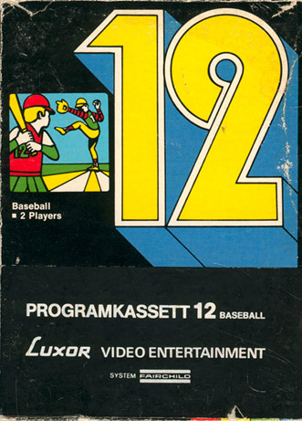 Videocart-12 - Baseball — box-2D (SE)