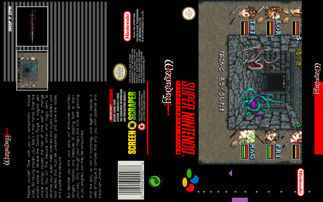 Wizardry 6 - Kindan No Mahitsu — box-texture (SS)