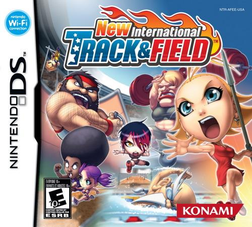 New International Track & Field box art
