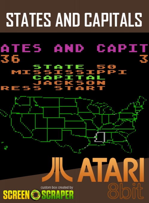 States and Capitals — box-2D (SS)