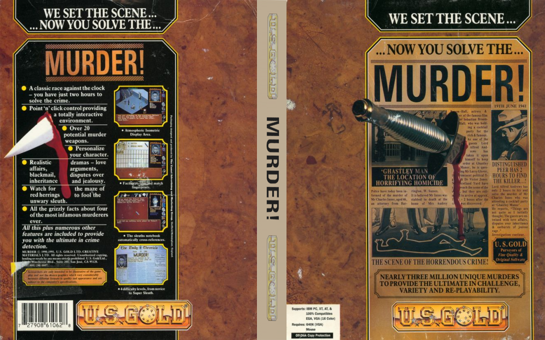 Murder! — box-texture (US)