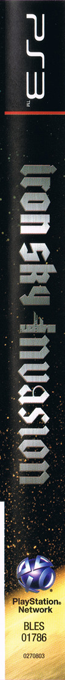 Iron Sky - Invasion — box-2D-side (WOR)
