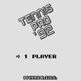 Tennis Pro '92 — sstitle (WOR)