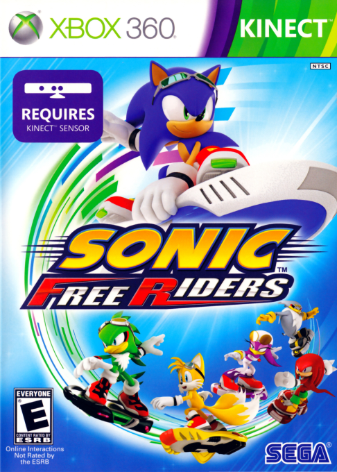 Sonic Free Riders box art