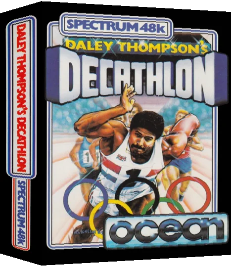 Daley Thompson's Decathlon — box-3D (EU)