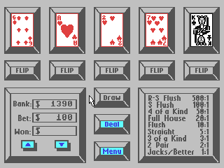 Star Video Poker — ss (WOR)