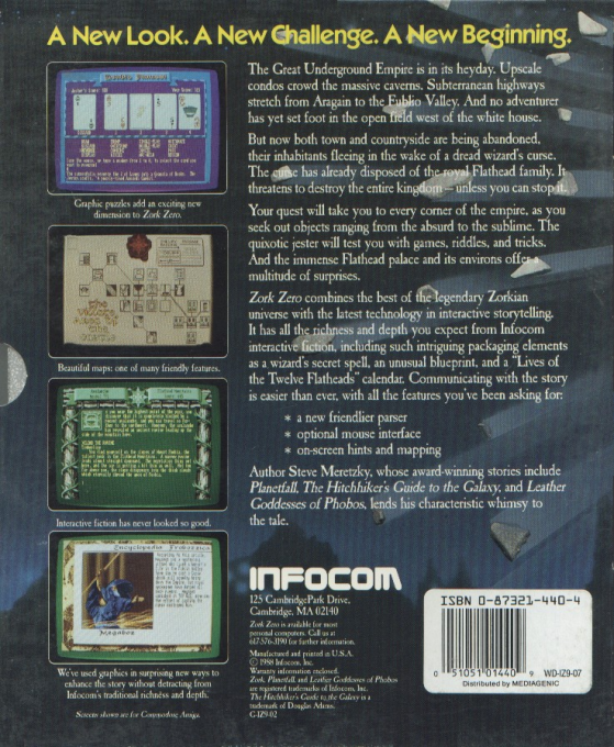 Zork Zero - The Revenge of Megaboz — box-2D-back (US)