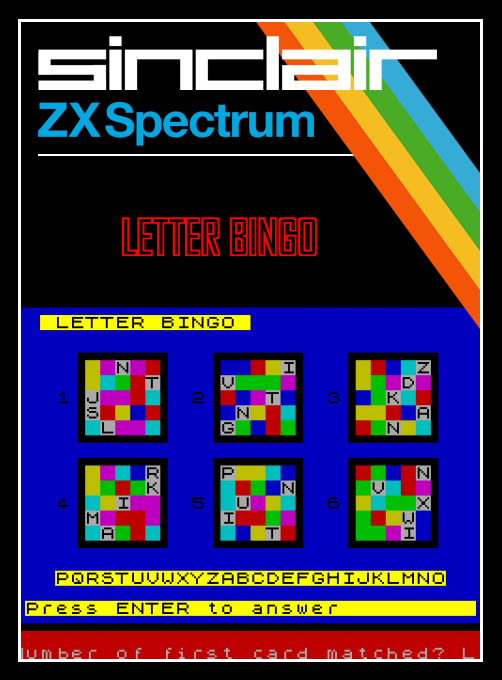 Letter Bingo box art