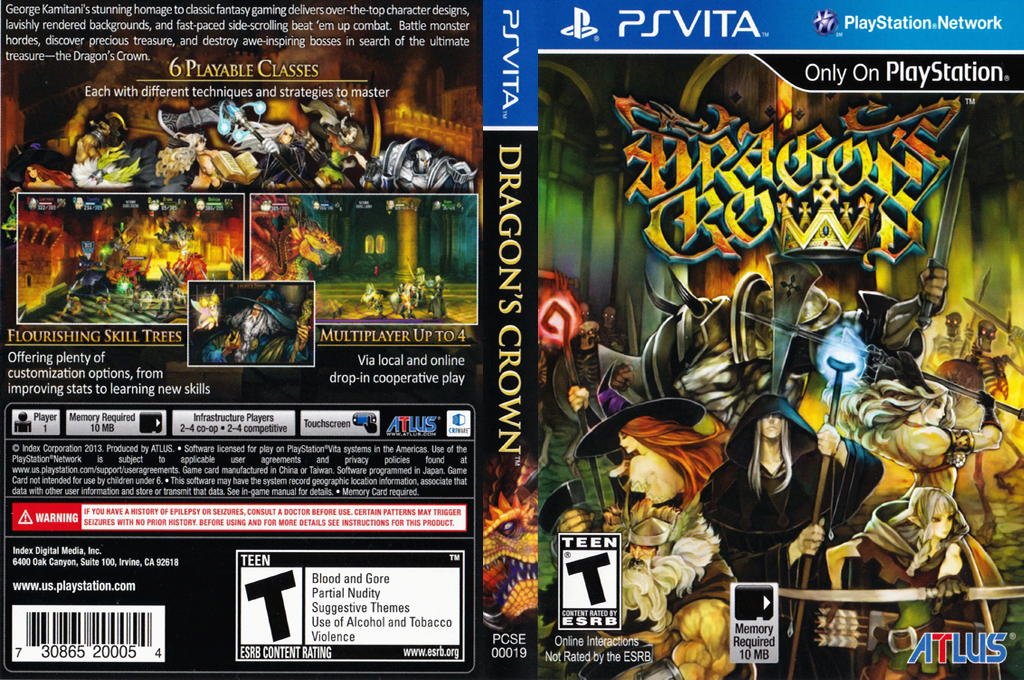 Dragon's Crown — box-texture (US)