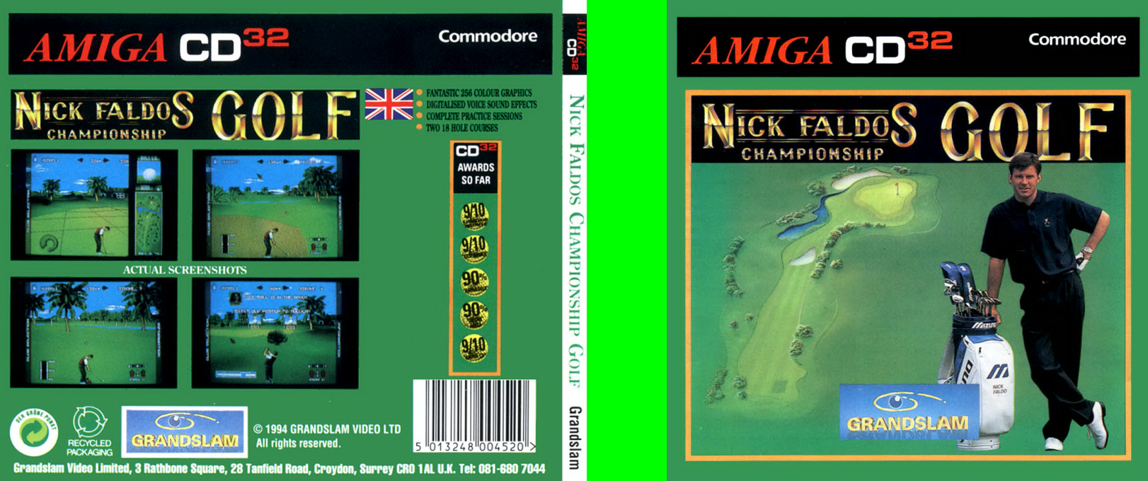 Nick Faldos Championship Golf — box-texture (EU)