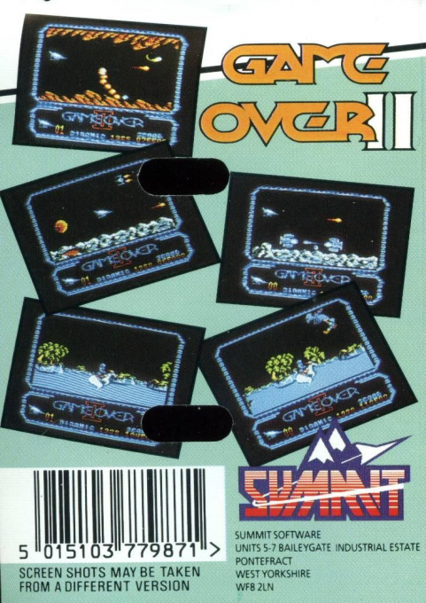 Game Over 2 — box-2D-back (EU)