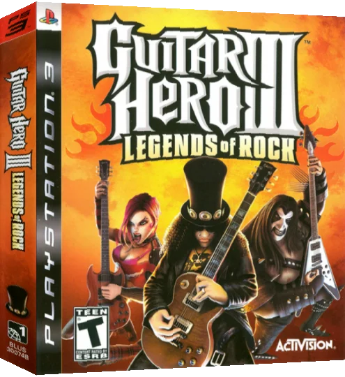 Guitar Hero III - Legends of Rock — box-3D (US)