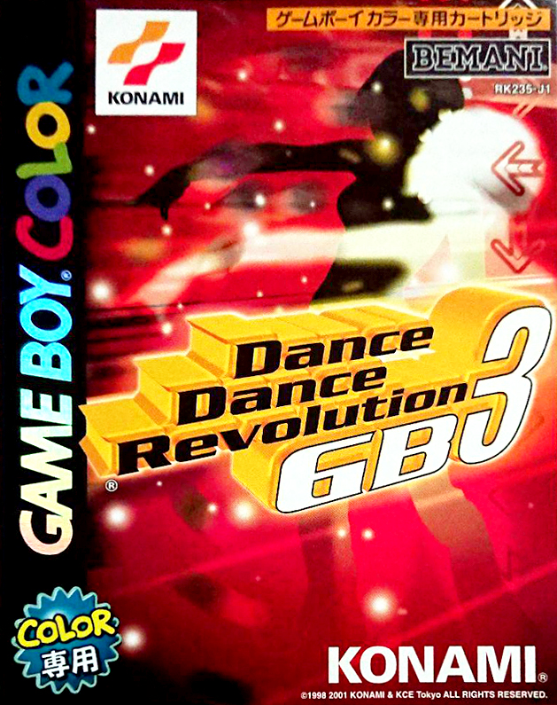 Dance Dance Revolution Gb3 box art