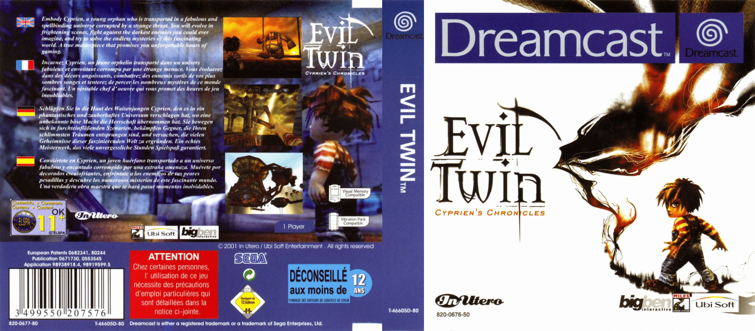 Evil Twin - Cyprien's Chronicles — box-texture (EU)