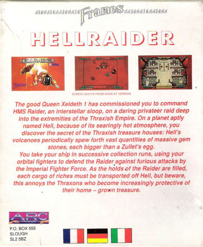 Hellraider — box-2D-back (EU)