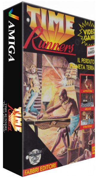 Time Runners 25 - The Lost Planet Earth — box-3D (IT)