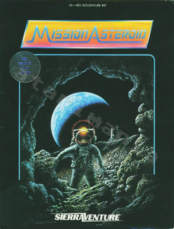 Hi-res Adventure #0 - Mission Asteroid box art