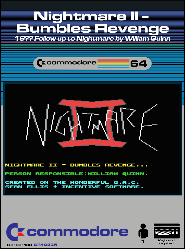 Nightmare II : Bumbles Revenge box art