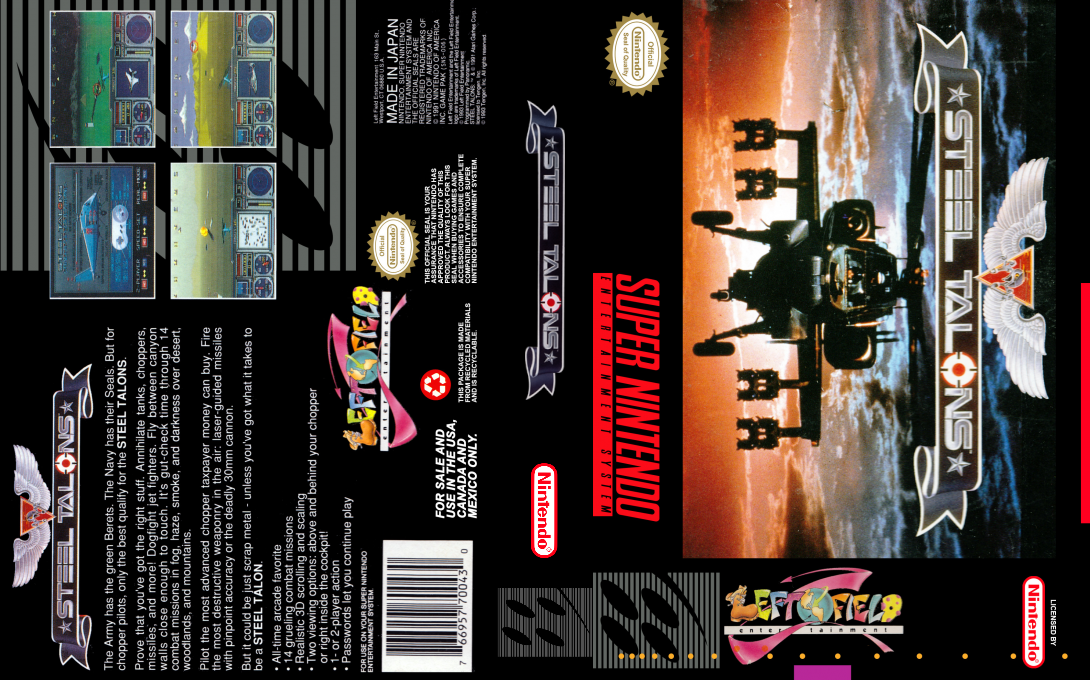 Steel Talons — box-texture (US)