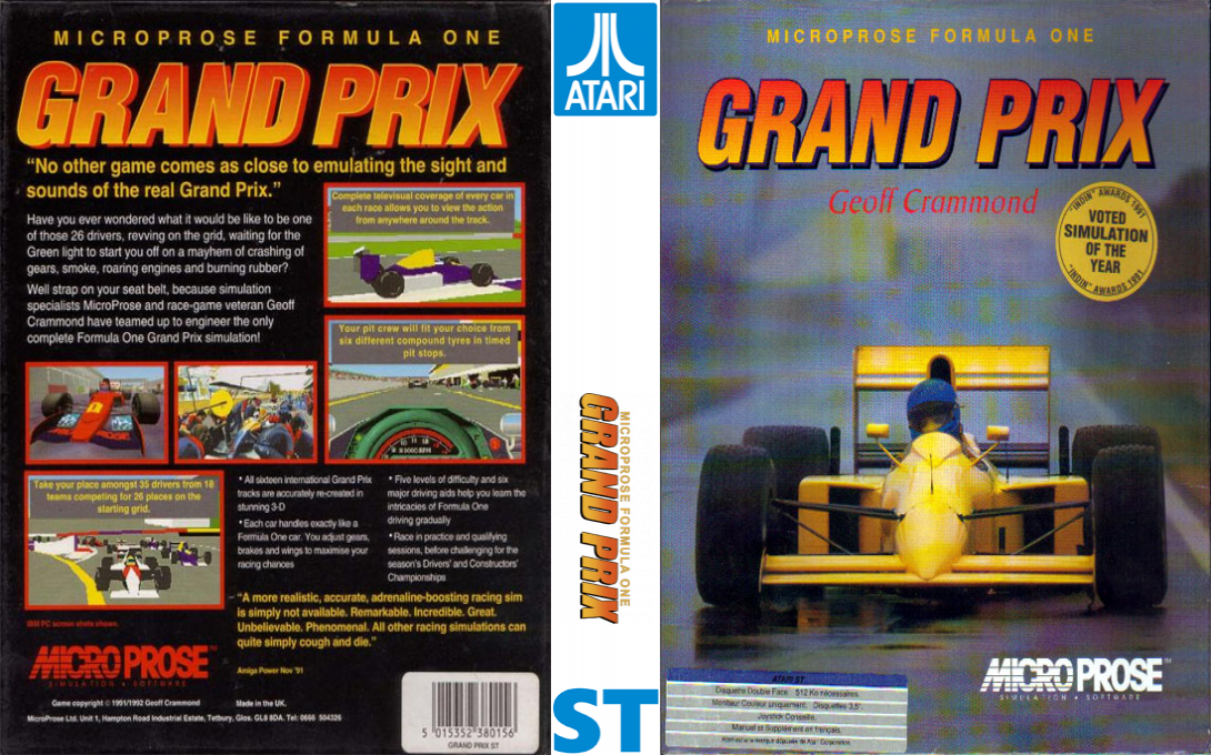 Formula One Grand Prix — box-texture (EU)