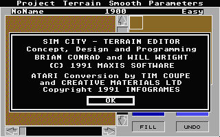 Sim City - Terrain Editor — sstitle (WOR)