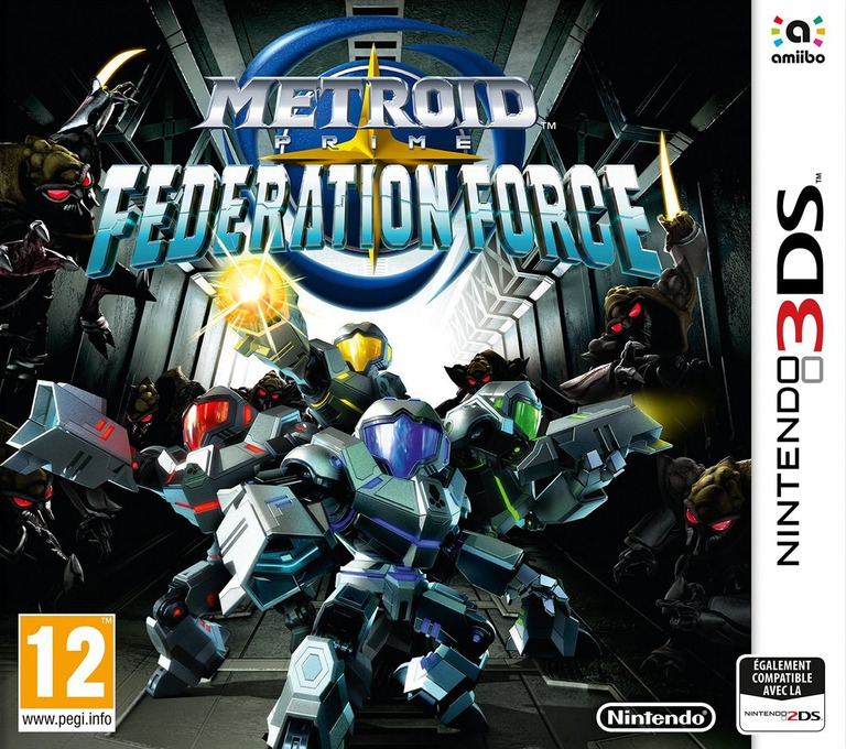 Metroid Prime - Federation Force — box-2D (EU)