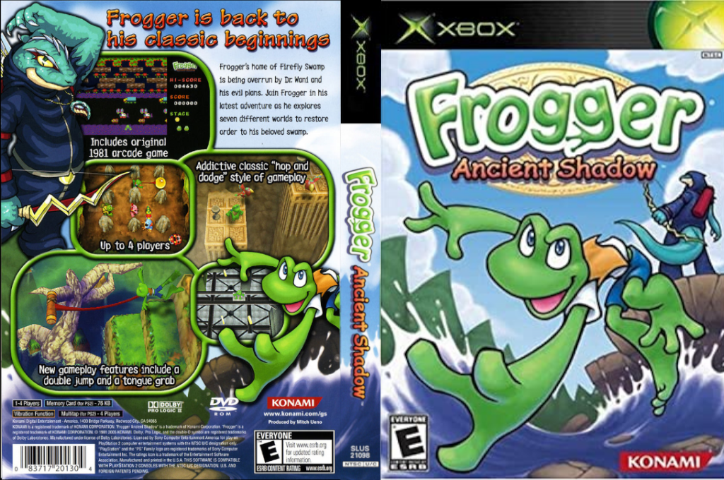 Frogger - Ancient Shadow — box-texture (US)