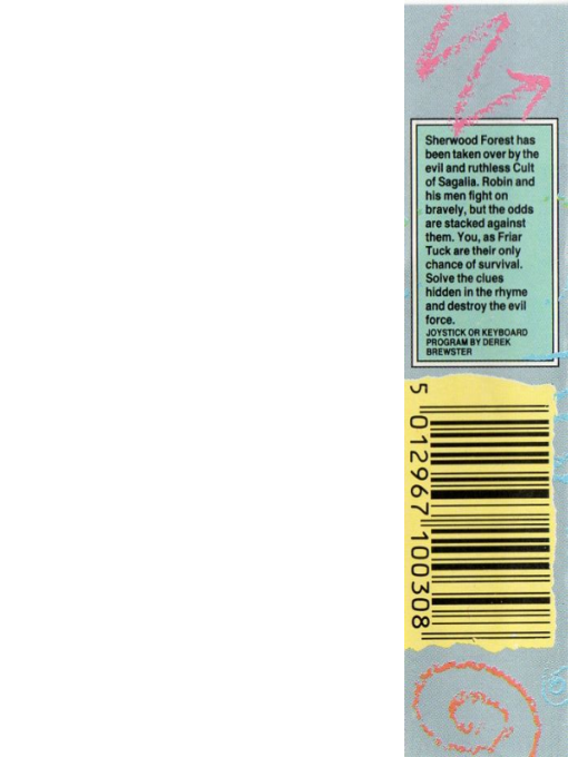 Curse Of Sherwood, The — box-2D-back (EU)