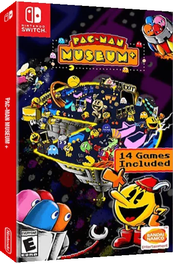 PAC-MAN Museum + — box-3D (US)