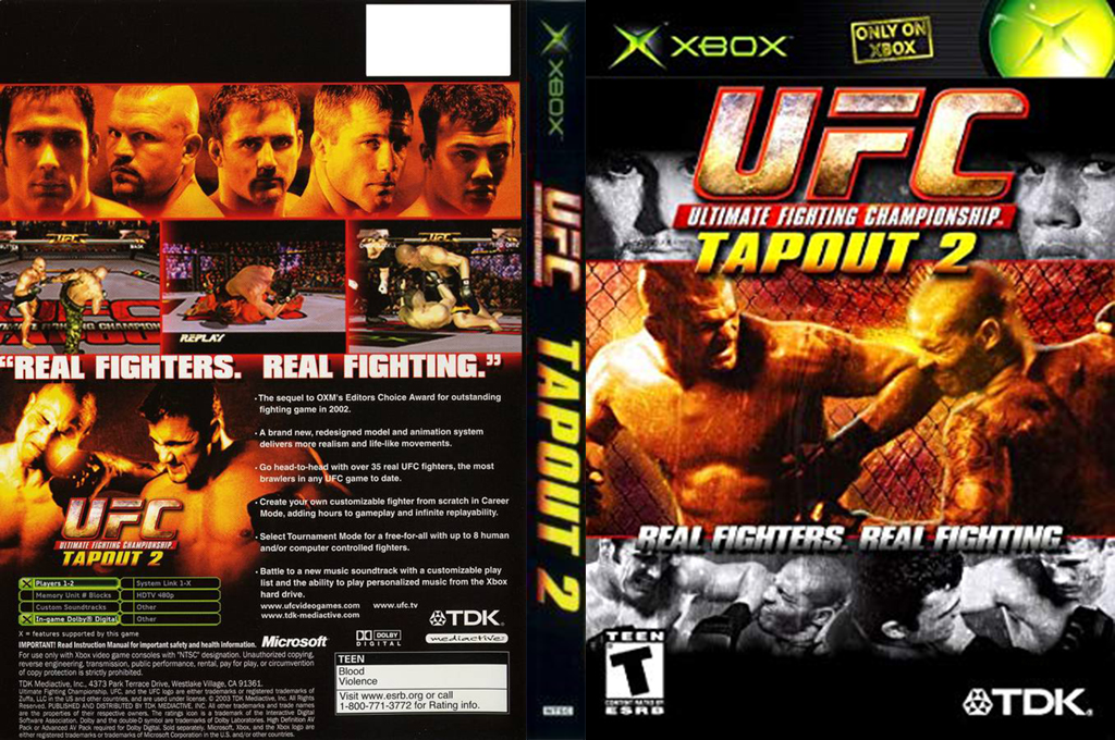 UFC Ultimate Fighting Championship - Tapout 2 — box-texture (US)