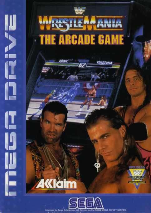 Wwf Wrestlemania - The Arcade Game — box-2D (EU)