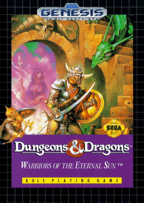 Dungeons And Dragons - Warriors Of The Eternal Sun box art