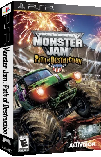 Monster Jam - Path of Destruction — box-3D (US)