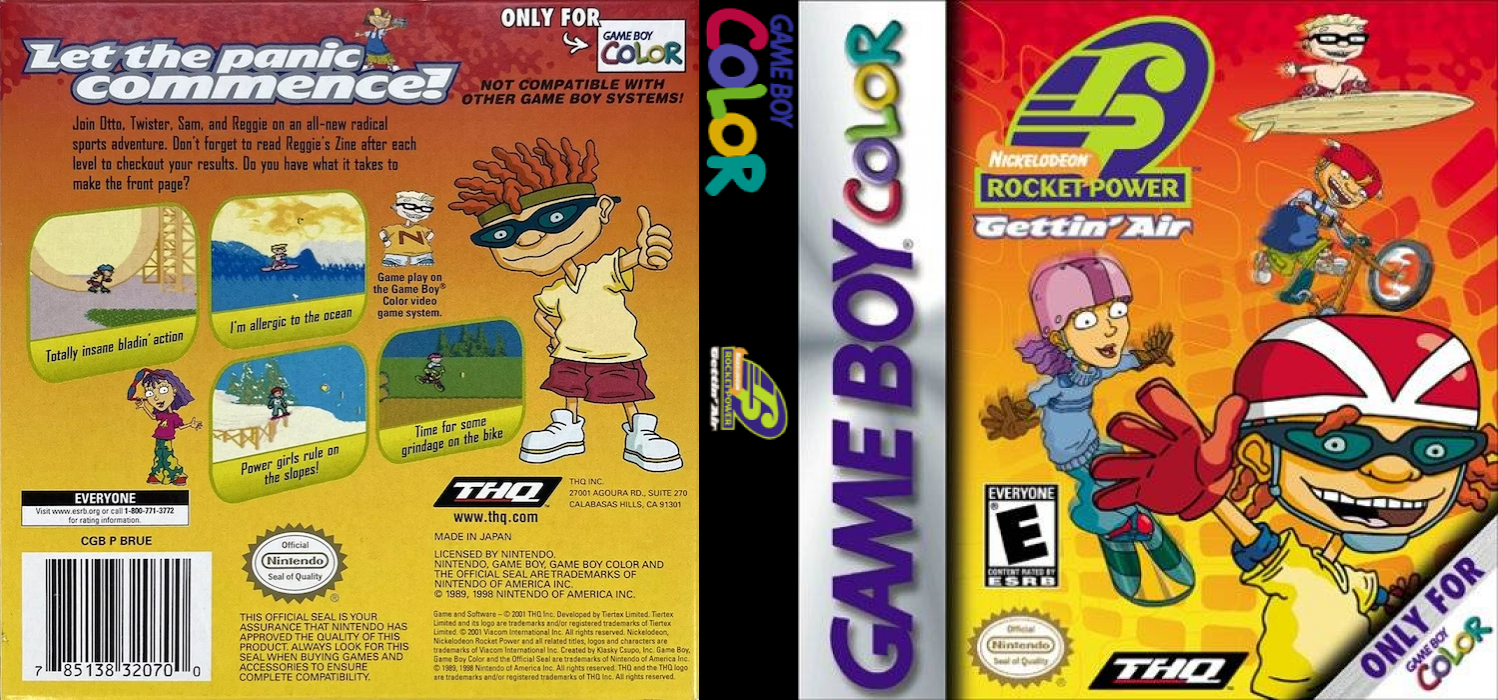 Rocket Power - La Glisse de l'Extreme — box-texture (US)
