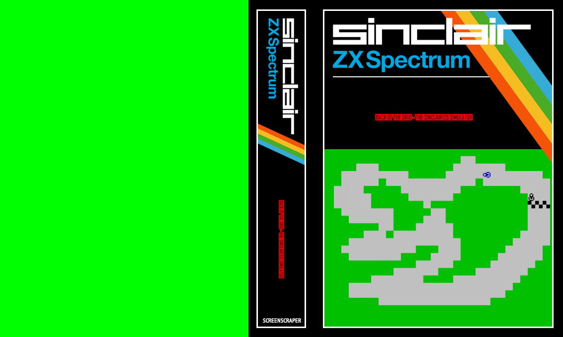 Back Of The Grid - The Sinclair C5 Simulator — box-texture (SS)