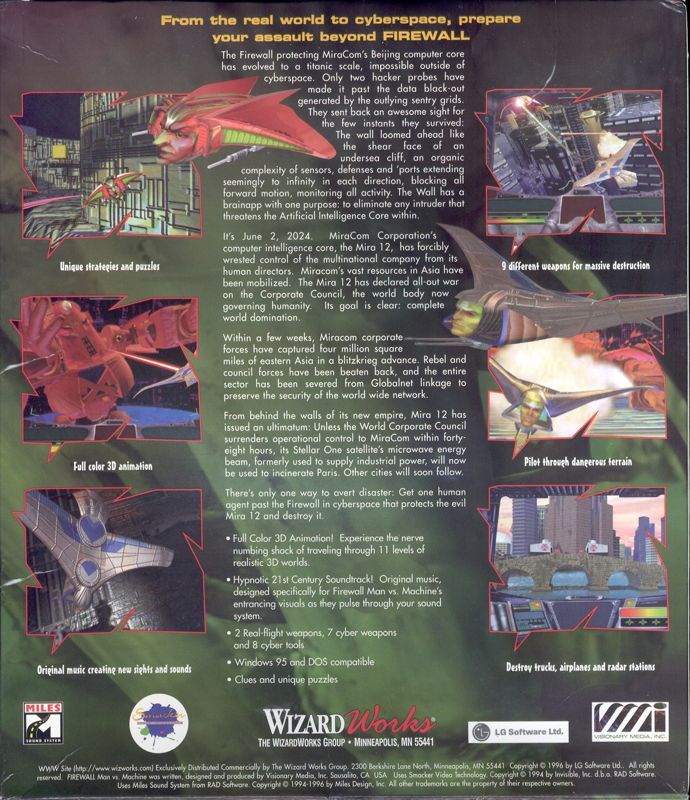 Firewall - Man Vs Machine — box-2D-back (US)