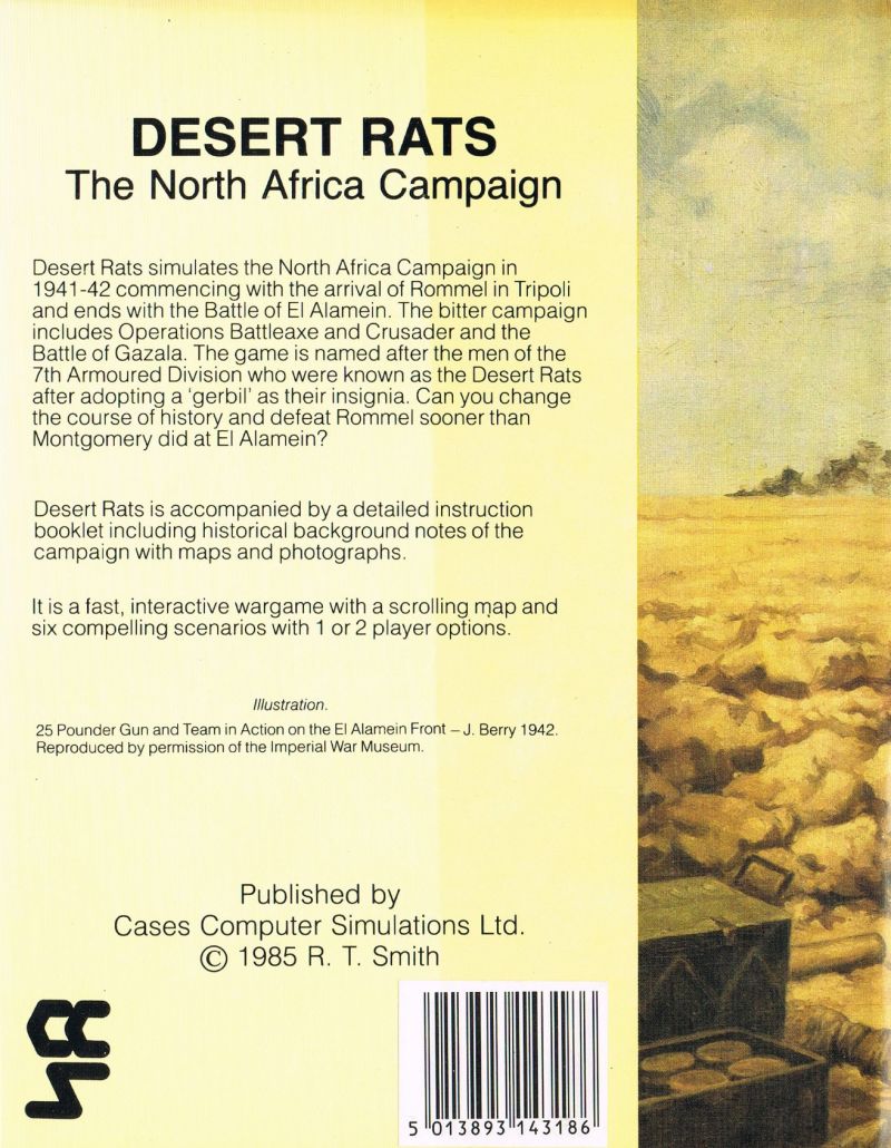 Desert Rats - The North Africa Campaign — box-2D-back (UK)