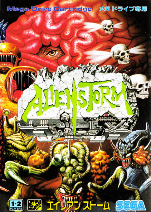Alien Storm — box-2D (JP)