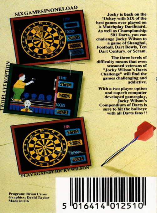 Jocky Wilson's Compendium of Darts — box-2D-back (EU)
