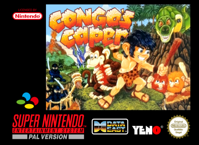 Congo's Caper — box-2D (EU)
