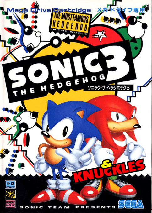 Sonic 3 And Knuckles — box-2D (JP)