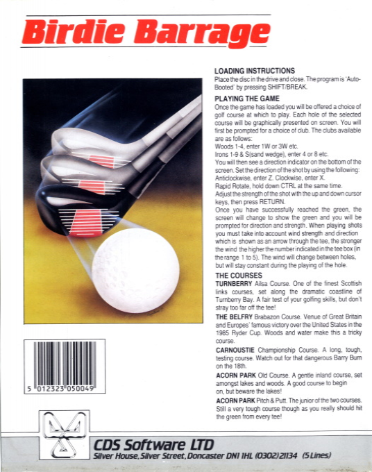 Birdie Barrage — box-2D-back (WOR)