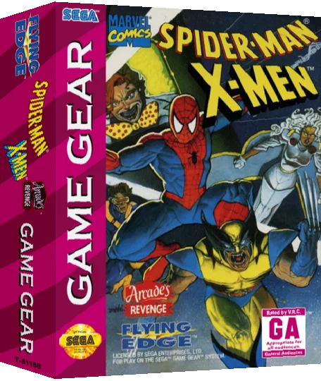 Spider-Man - X-Men - Arcade's Revenge — box-3D (US)