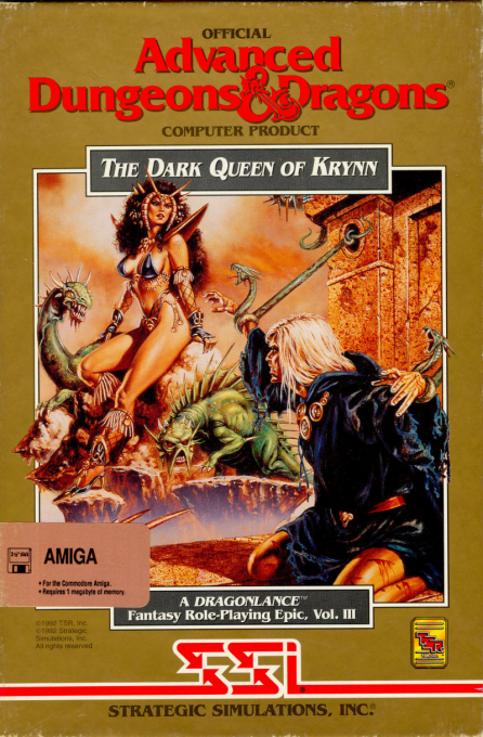 Advanced Dungeons & Dragons - The Dark Queen of Krynn - A DragonLance Fantasy Role-Playing Epic, Vol.III box art