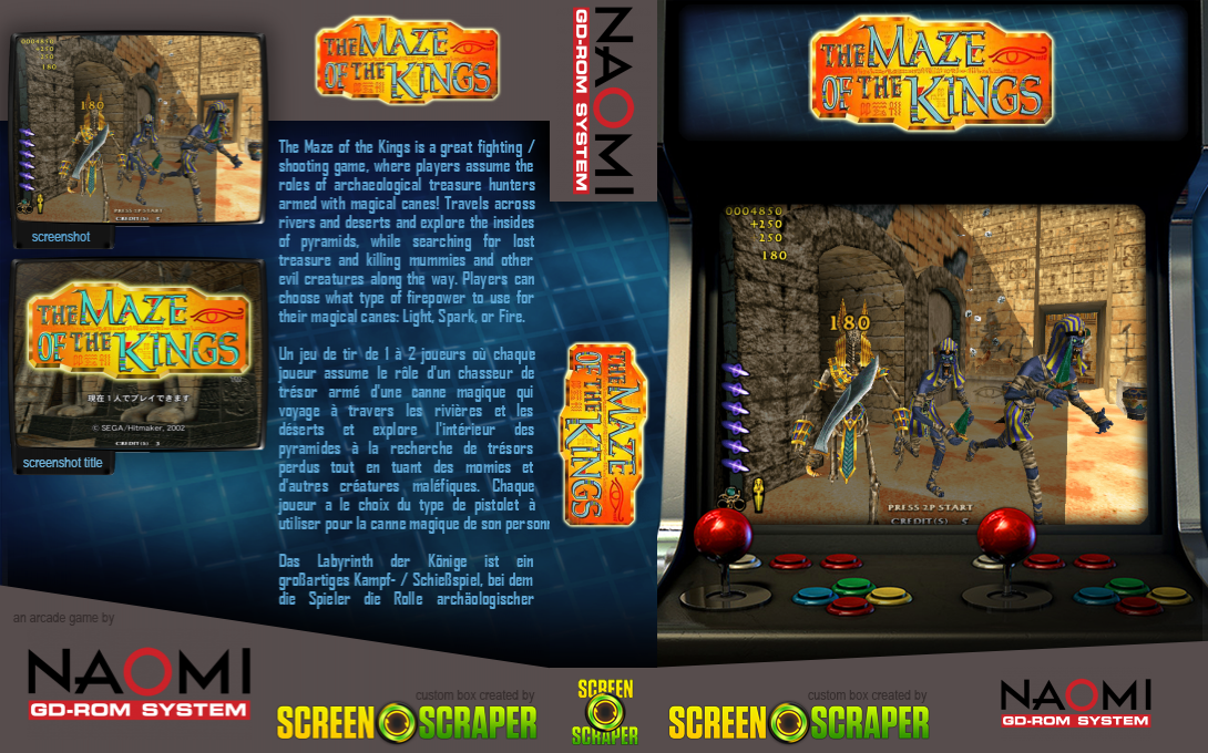 Maze of the Kings, The — box-texture (SS)
