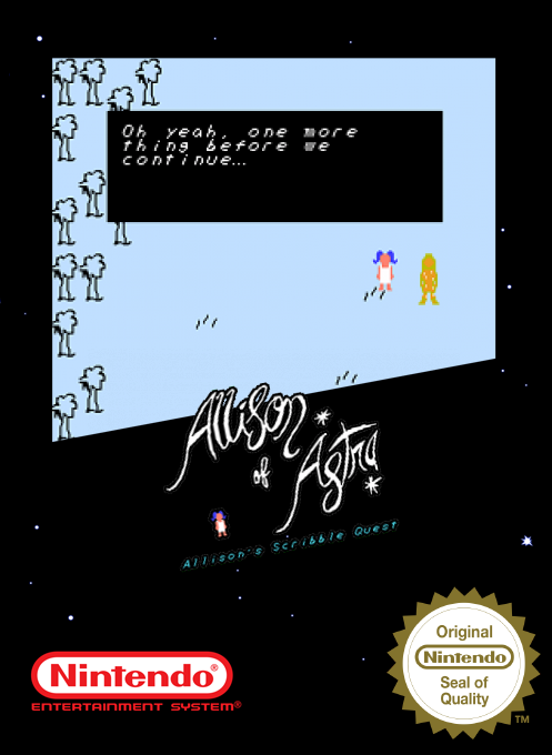 Allison Of Astra - Allison's Scribble Quest — box-2D (SS)