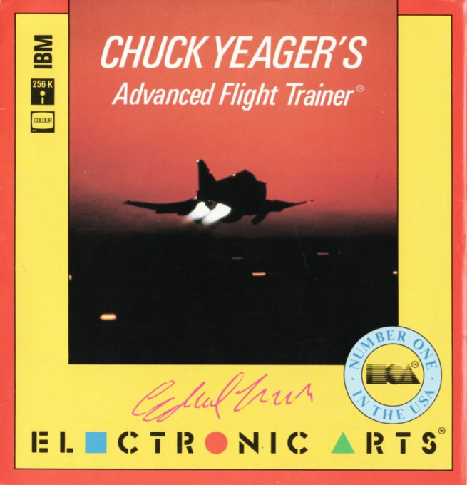 Chuck Yeager's Advanced Flight Trainer — box-2D (FR)