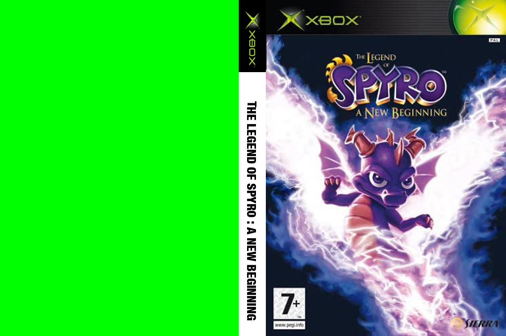 Legend of Spyro, The - A New Beginning — box-texture (EU)